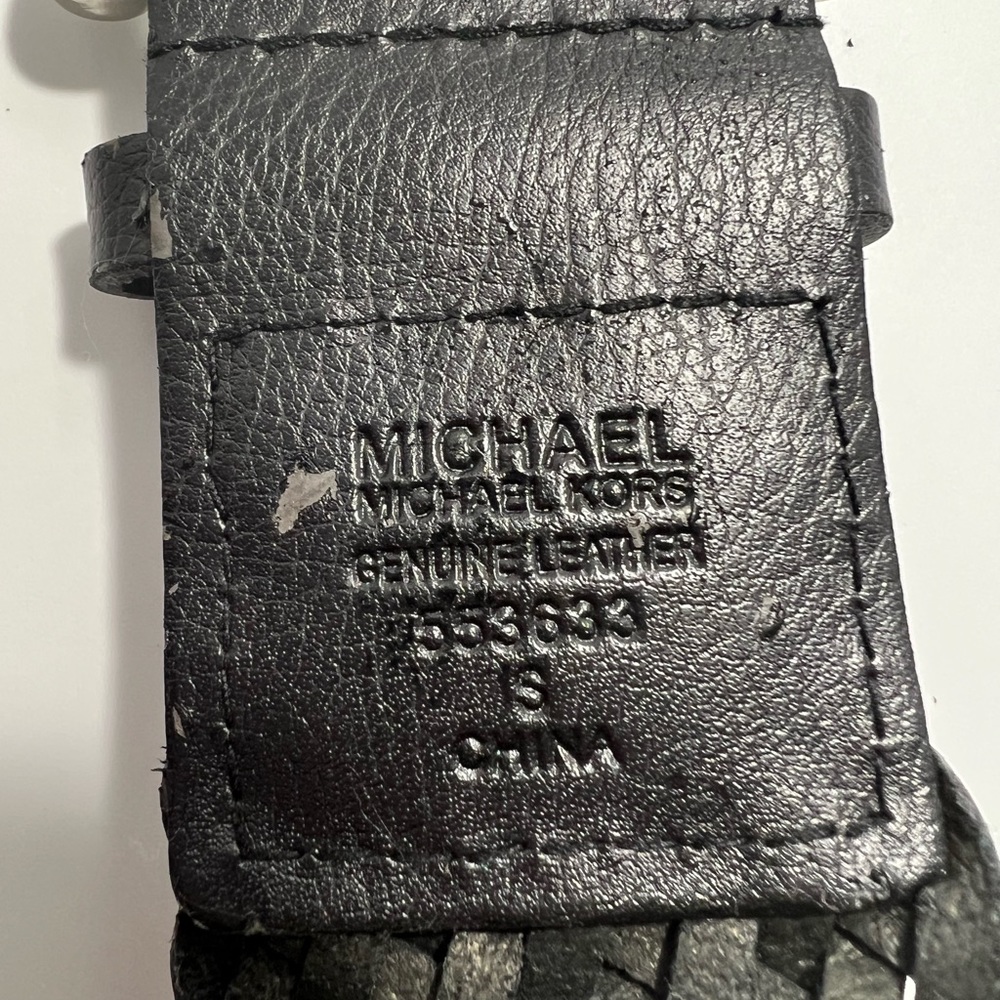 Michael Kors Braided Leather Belt - Picture 5 of 9